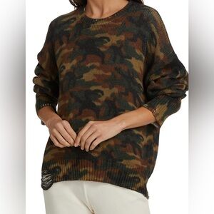NSF Annabelle camo sweater